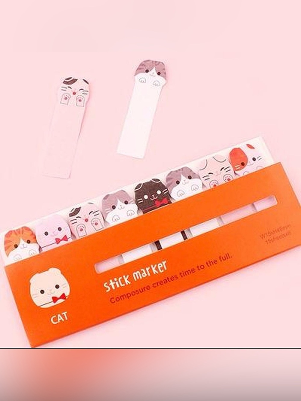 $2 Cat Sticky Marker Tabs $2 WITH ANY $10 ORDER OR MORE